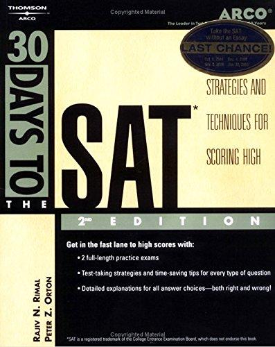 Goyal Saab Arcos USA for GMAT, GRE, TOEFL, SAT Exams 30 Days to SAT